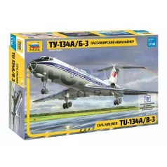 Zvezda Tupolev Tu-134B makett 1:144 (7007Z)