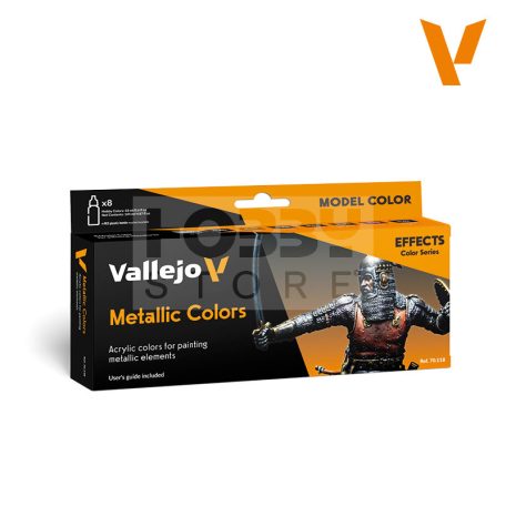 Vallejo Model Color -Metallic Colors - festékszett 70118