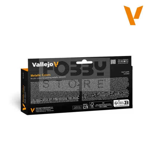 Vallejo Model Color -Metallic Colors - festékszett 70118V