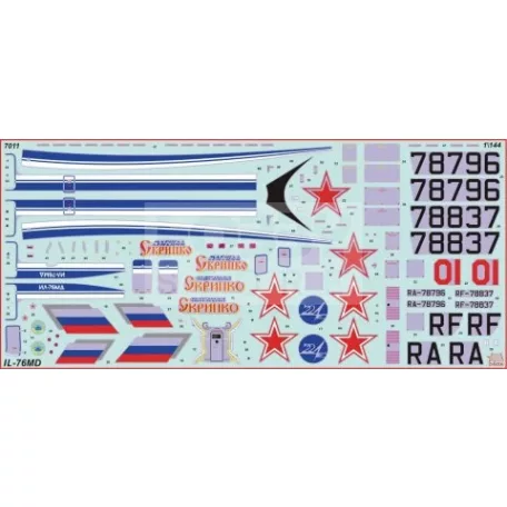 Zvezda IL-76 makett 1:144 (7011Z)