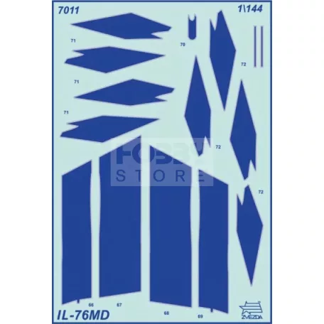 Zvezda IL-76 makett 1:144 (7011Z)