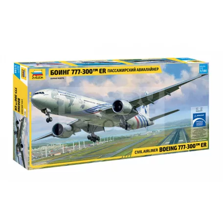 Zvezda Boeing 777-300ER makett 1:144 (7012Z)