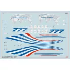 Zvezda Boeing 777-300ER makett 1:144 (7012Z)