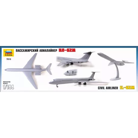 Zvezda Ilushin Il-62M makett 1:144 (7013Z)