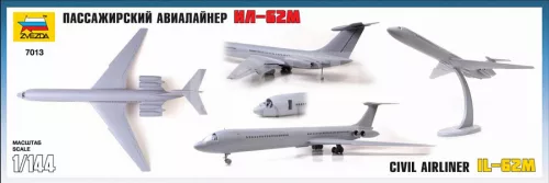 Zvezda Ilushin Il-62M makett 1:144 (7013Z)