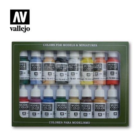 Vallejo Model Color -Basic Colors USA - festékszett 70140