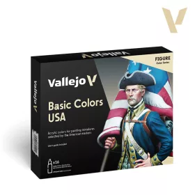 Vallejo Model Color -Basic Colors USA - festékszett 70140