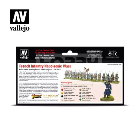 Vallejo Model Color - French Infantry Napoleonic Wars - festékszett 70164