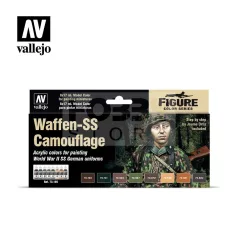   Vallejo Figure Color Series-Waffen SS Camouflage festékszett 70180