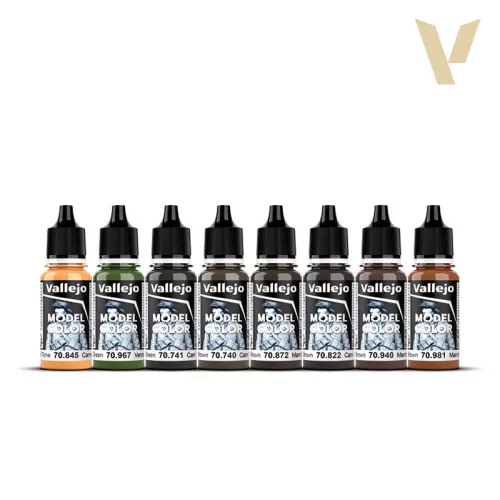 Vallejo Figure Color Series-Waffen SS Camouflage festékszett 70180V