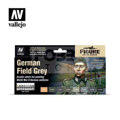 Vallejo Figure Color Series-German Field Grey festékszett 70181