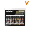 Vallejo Model Color - Gold, Silver & Copper - festékszett 70199V