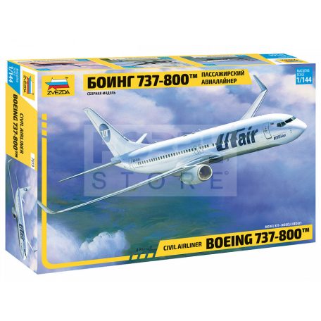 Zvezda Boeing 737-800 makett 1:144 (7019Z)