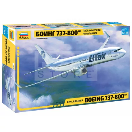 Zvezda Boeing 737-800 makett 1:144 (7019Z)