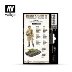   Vallejo Model Color - WWII Soviet Armour & Infantry - festékszett 70202