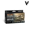 Vallejo WWII American Armour & Infantry festékszett 70203