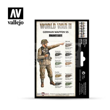 Vallejo WWII German Waffen SS festékszett 70207