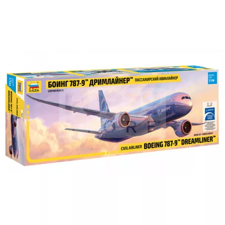 Zvezda Boeing 787-9 Dreamliner - Long fuselage makett 1:144 (7021Z)