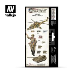   Vallejo Model Color -WWIII Soviet Armour & Infantry - festékszett 70221