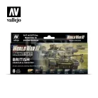 Vallejo Model Color - WWIII British Armour & Infantry - festékszett 70222