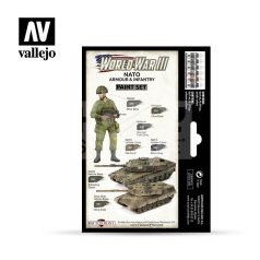   Vallejo Model Color - WWIII NATO Armour & Infantry - festékszett 70223