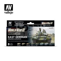   Vallejo Model Color - WWIII East German Armour & Infantry - festékszett 70224