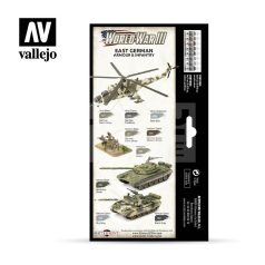   Vallejo Model Color - WWIII East German Armour & Infantry - festékszett 70224