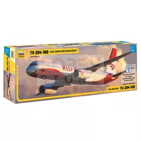 Zvezda Tupoljev TU 204/100 makett 1:144 (7023Z)