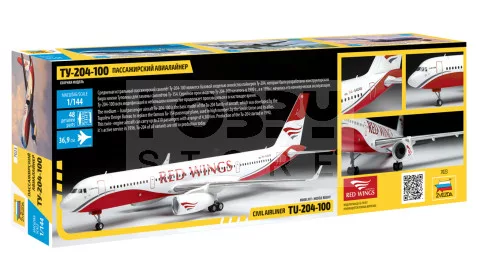 Zvezda Tupoljev TU 204/100 makett 1:144 (7023Z)