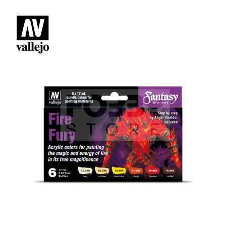 Vallejo Game Color Series - Fire Fury festékszett 70243V