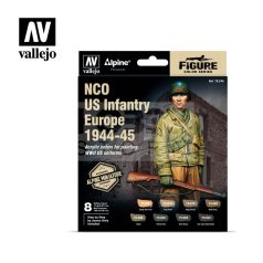   Vallejo Model Color - NCO US Infantry Europe 1944-45 - festékszett 70244