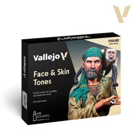  Vallejo Model Color - Face & Skin Tones - festékszett 70258V