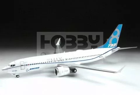 Zvezda Boeing 737-8 MAX makett 1:144 (7026Z)