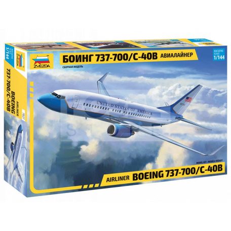 Zvezda Boeing 737-700/C-40B makett 1:144 (7027Z)