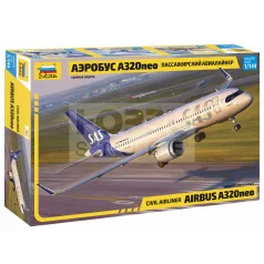 Zvezda Airbus A320 NEO makett 1:144 (7037Z)