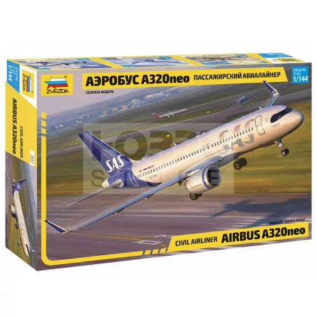 Zvezda Airbus A320 NEO makett 1:144 (7037Z)