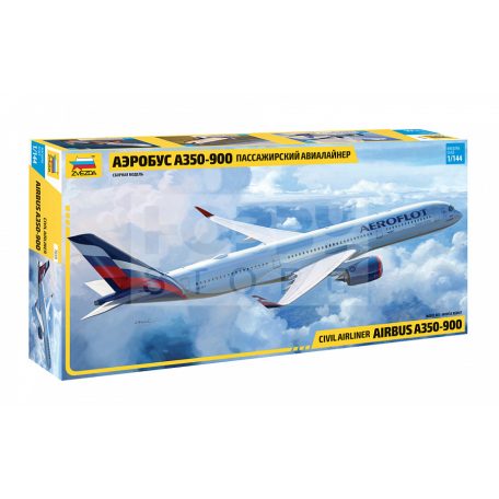 Zvezda Airbus A350-900 makett 1:144 (7039Z)