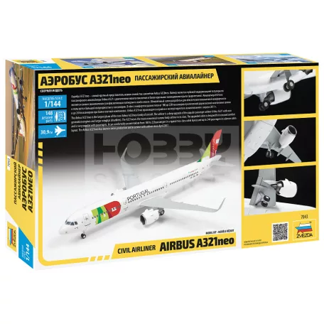 Zvezda A-321NEO makett 1:144 (7043Z)
