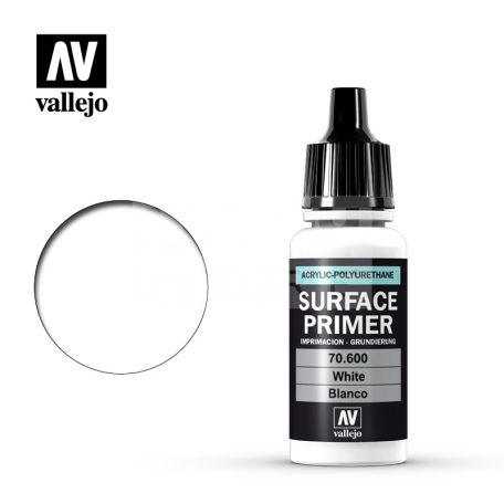 Vallejo Surface Primer White alapozó festék 17ml 70600V