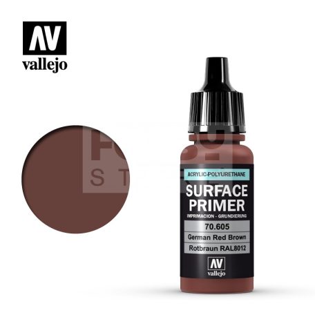 Vallejo Surface Primer Ger. Red Brown alapozófesték 17ml 70605V