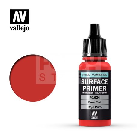 Vallejo Surface Primer Pure Red alapozófesték 70624V