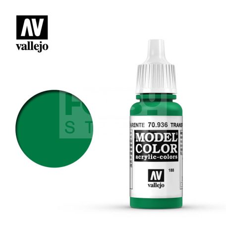 Vallejo Model Color Transparent Green akrilfesték 70936