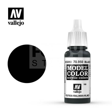 Vallejo Model Color Black akrilfesték 70950