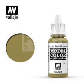 Vallejo Model Color Dark Yellow akrilfesték 70978