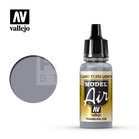 Vallejo Model Air Light Grey akrilfesték 71050V