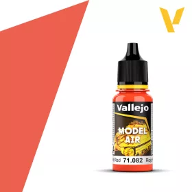 Vallejo Model Air Fluorescent Red akrilfesték 71082V
