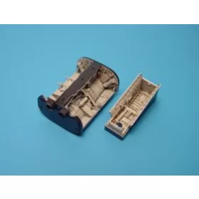 Aires F-8 Crusader wheel bay for Academy - futóműakna