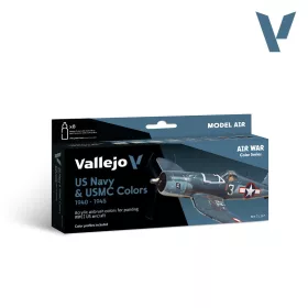   Vallejo Model Air - US Navy & USMC colors 1940-1945 - festékszett 71157V