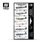 Vallejo Model Air - RAF colors Day Fighters 1941-1945 & P.R.U. - festékszett 71162