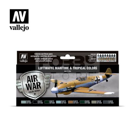 Vallejo Model Air -Luftwaffe Maritime & Tropical colors - festékszett 71164